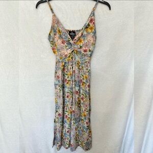 Angie Floral Maxi Dress with Spaghetti Straps